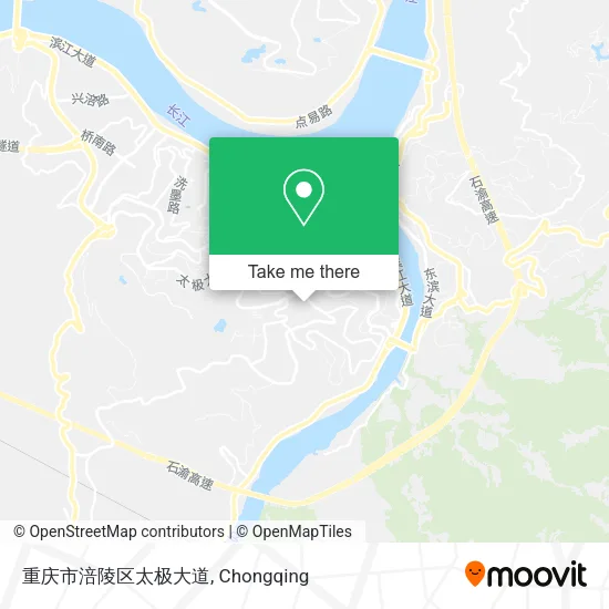 重庆市涪陵区太极大道 map
