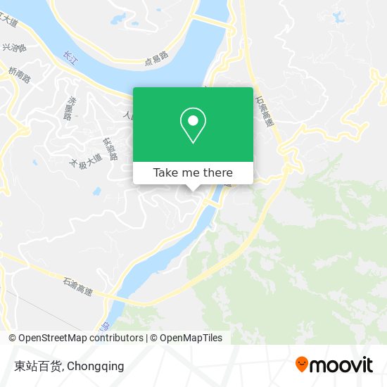 東站百货 map