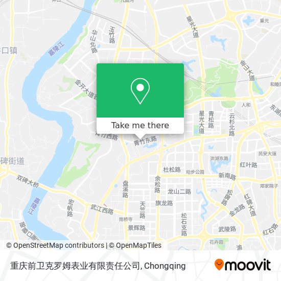 重庆前卫克罗姆表业有限责任公司 map