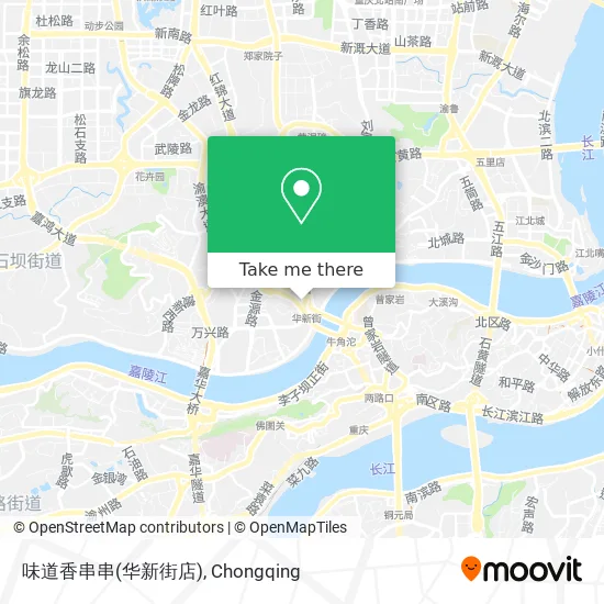 味道香串串(华新街店) map