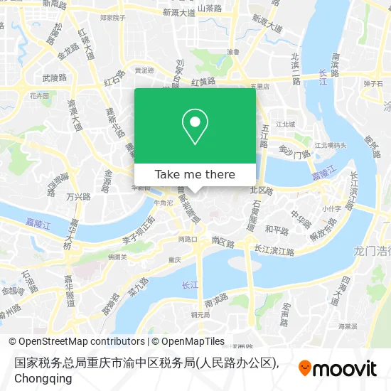 国家税务总局重庆市渝中区税务局(人民路办公区) map