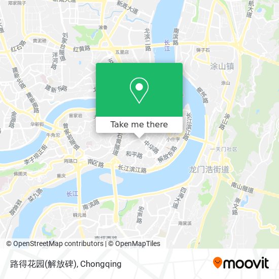 路得花园(解放碑) map