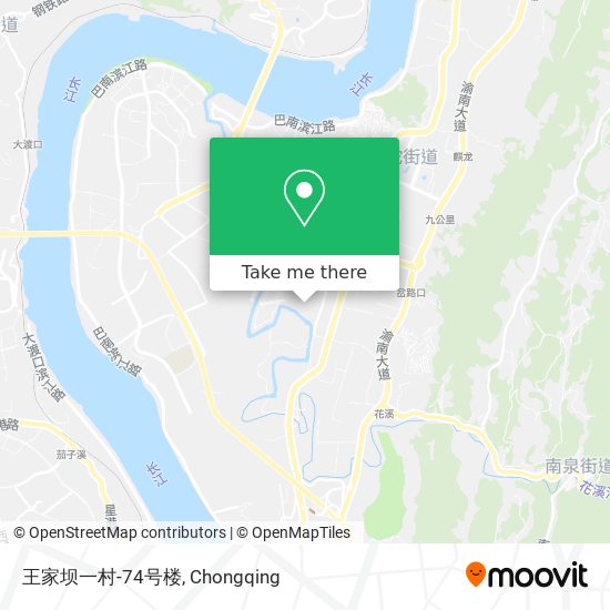 王家坝一村-74号楼 map