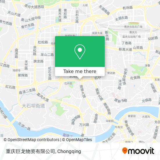 重庆巨龙物资有限公司 map