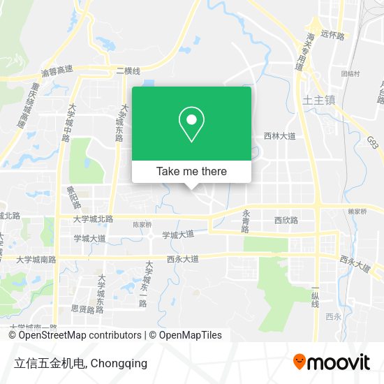 立信五金机电 map