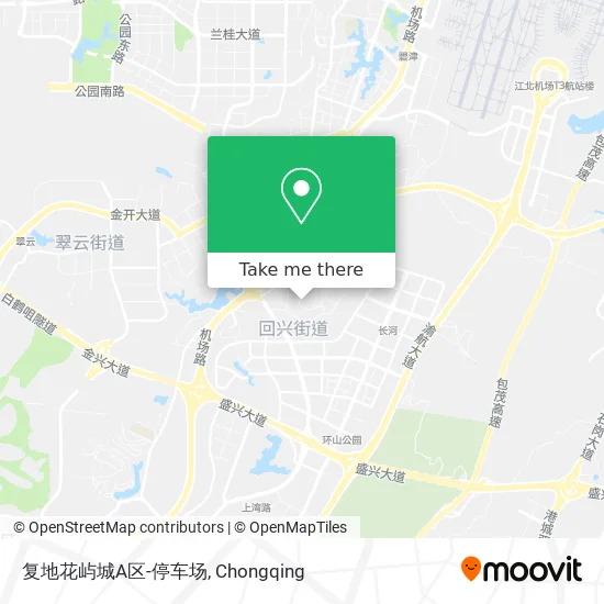 复地花屿城A区-停车场 map