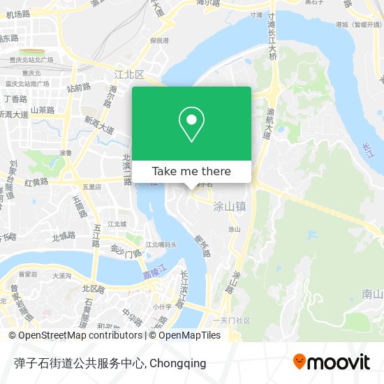 弹子石街道公共服务中心 map