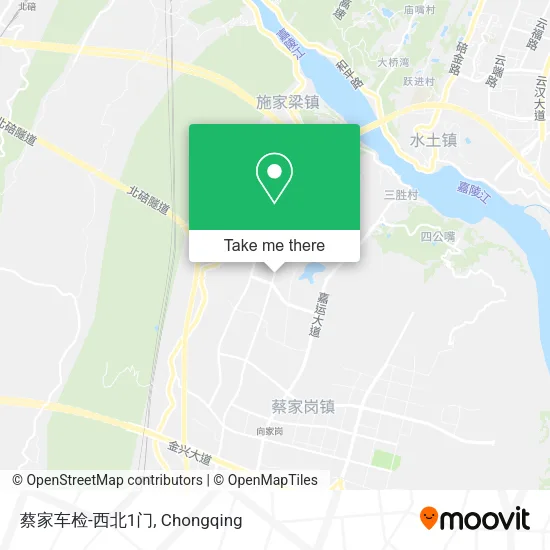 蔡家车检-西北1门 map