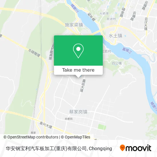 华安钢宝利汽车板加工(重庆)有限公司 map