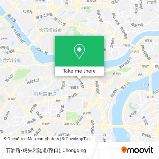石油路/虎头岩隧道(路口) map