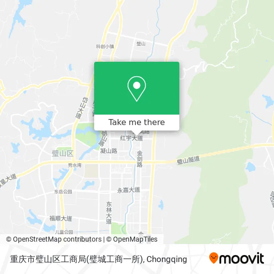 重庆市璧山区工商局(璧城工商一所) map