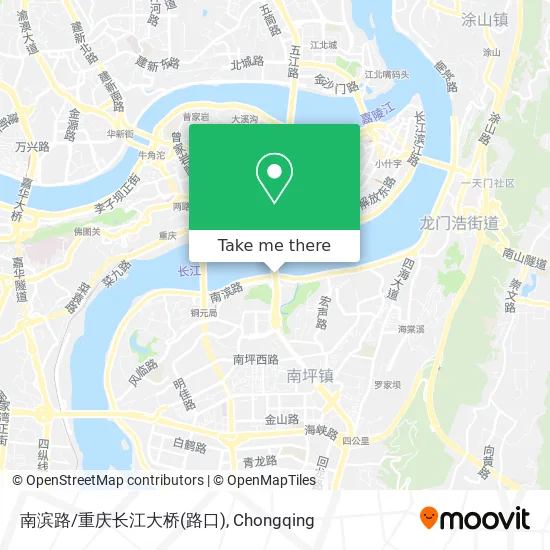 南滨路/重庆长江大桥(路口) map