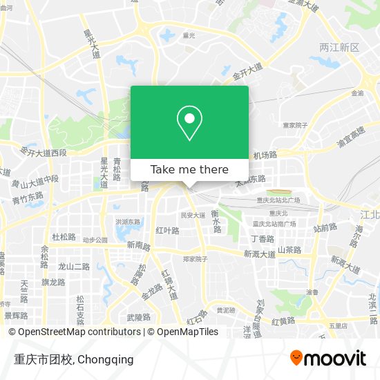 重庆市团校 map