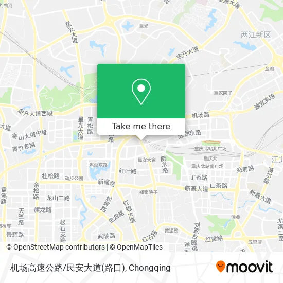 机场高速公路/民安大道(路口) map