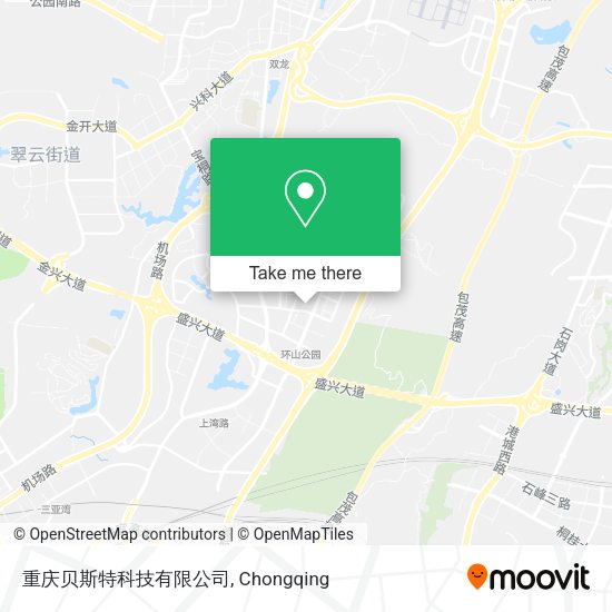 重庆贝斯特科技有限公司 map