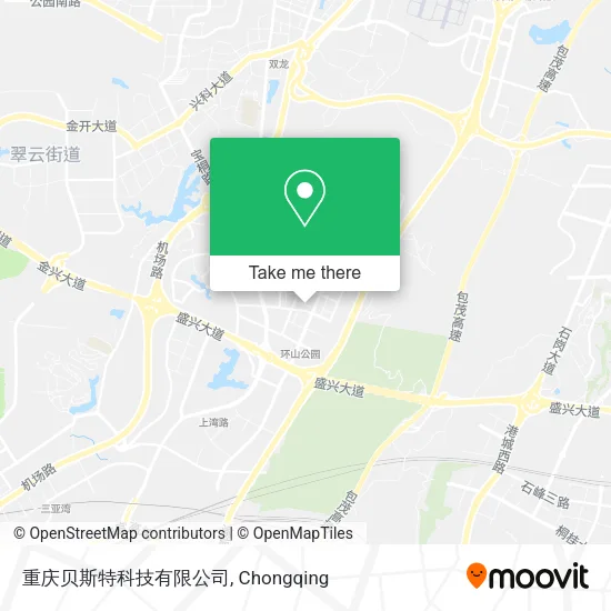 重庆贝斯特科技有限公司 map