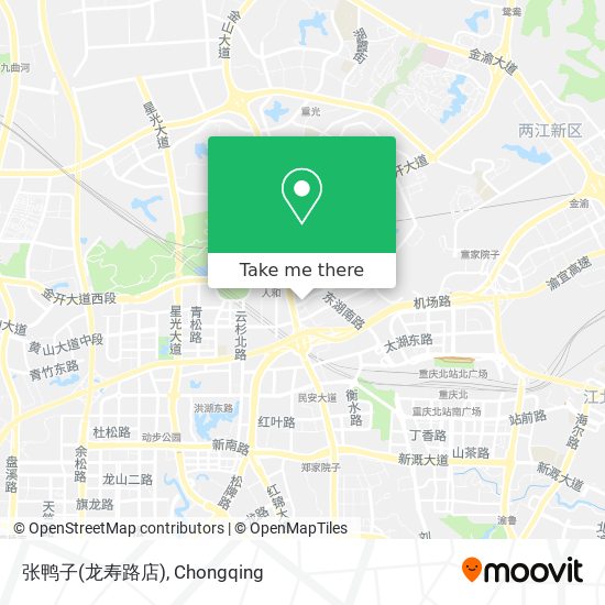 张鸭子(龙寿路店) map