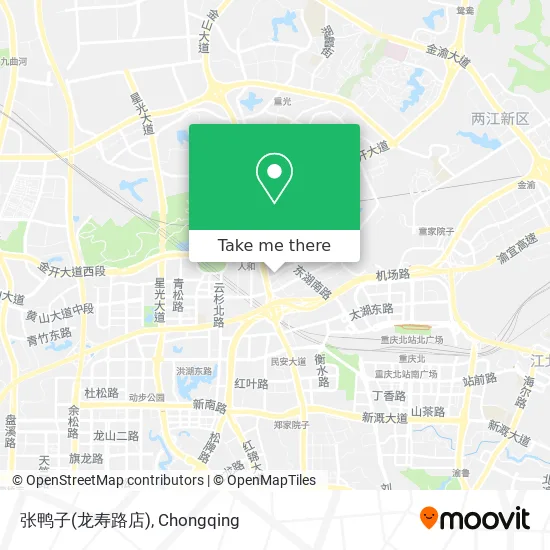 张鸭子(龙寿路店) map