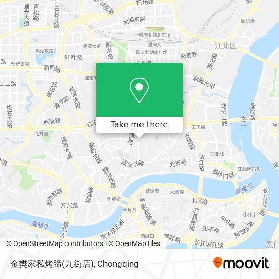 金樊家私烤蹄(九街店) map