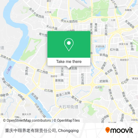 重庆中颐养老有限责任公司 map