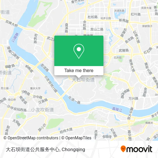 大石坝街道公共服务中心 map