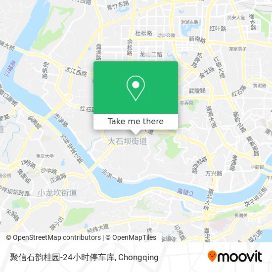 聚信石韵桂园-24小时停车库 map