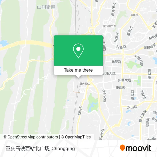 重庆高铁西站北广场 map