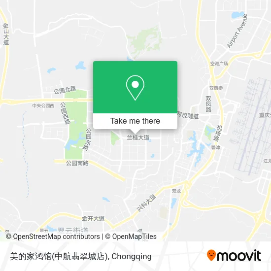 美的家鸿馆(中航翡翠城店) map