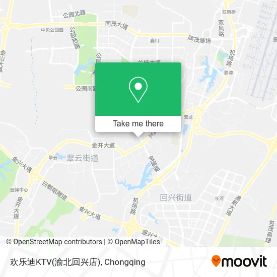 欢乐迪KTV(渝北回兴店) map