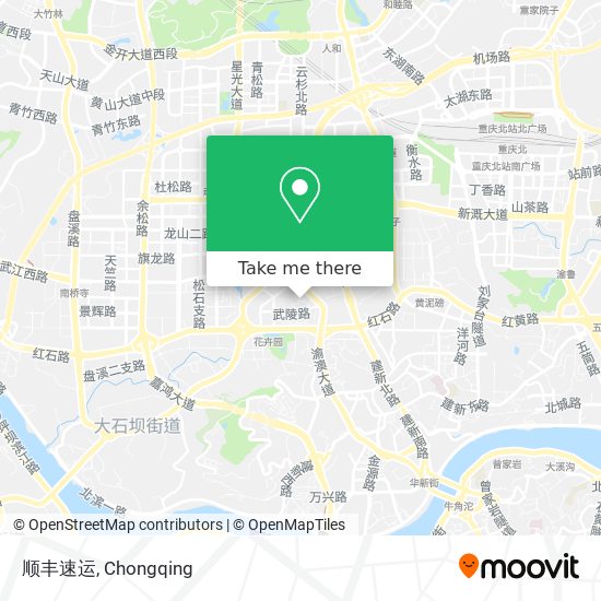 顺丰速运 map