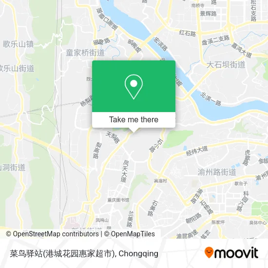 菜鸟驿站(港城花园惠家超市) map