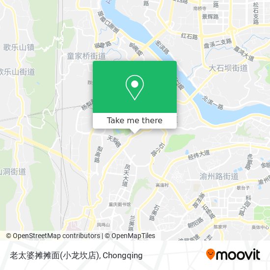 老太婆摊摊面(小龙坎店) map