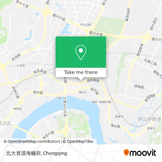 北大资源海樾府 map