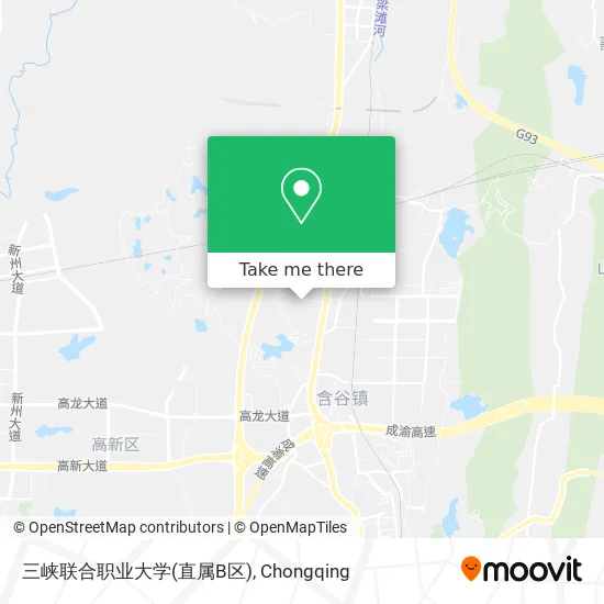 三峡联合职业大学(直属B区) map