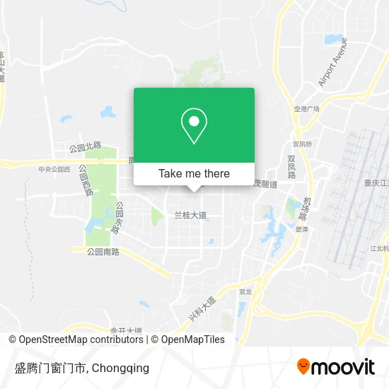 盛腾门窗门市 map
