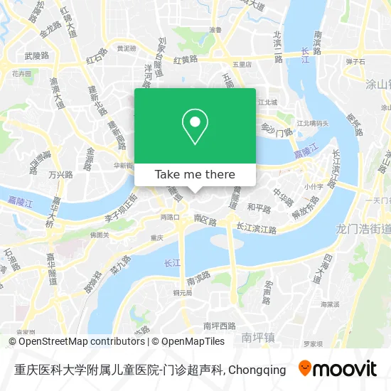 重庆医科大学附属儿童医院-门诊超声科 map