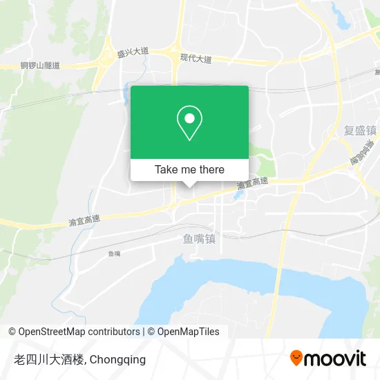 老四川大酒楼 map