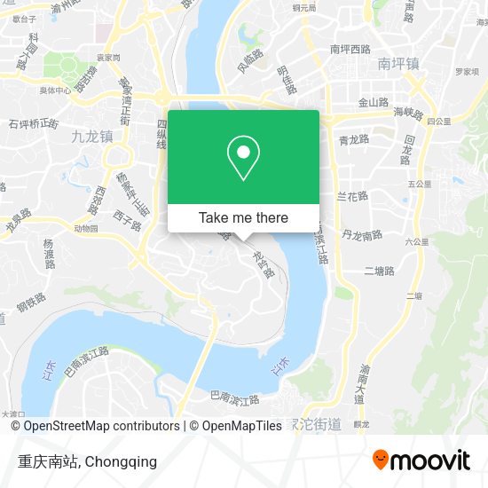 重庆南站 map