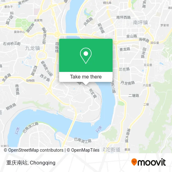 重庆南站 map