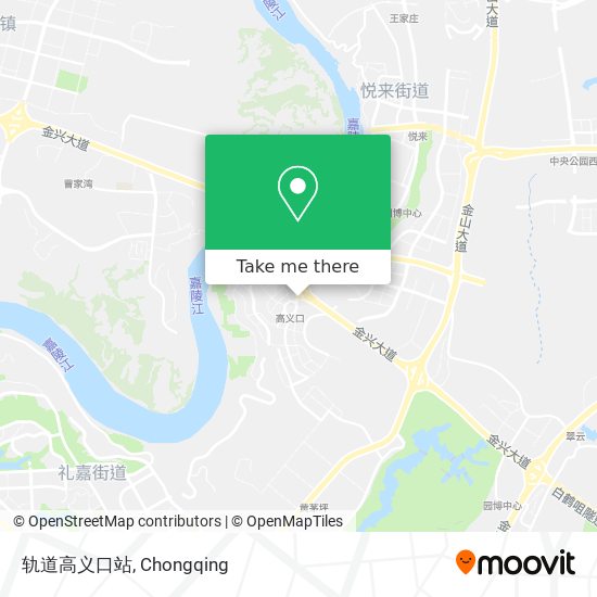 轨道高义口站 map