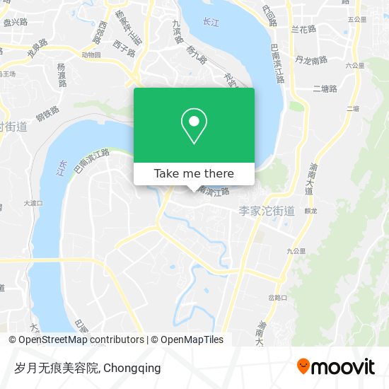 岁月无痕美容院 map