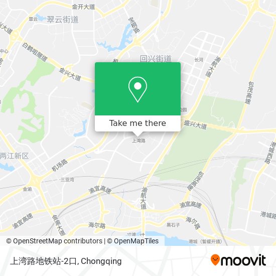 上湾路地铁站-2口 map