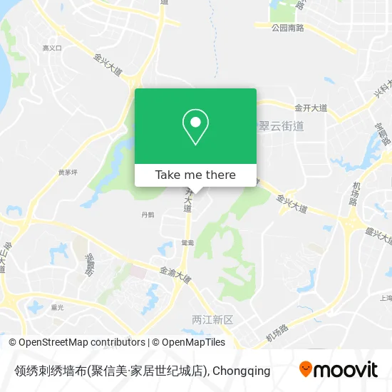 领绣刺绣墙布(聚信美·家居世纪城店) map
