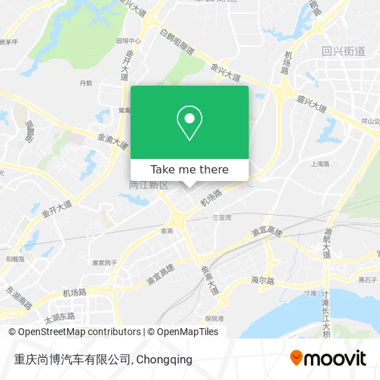 重庆尚博汽车有限公司 map