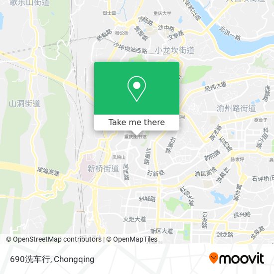 690洗车行 map