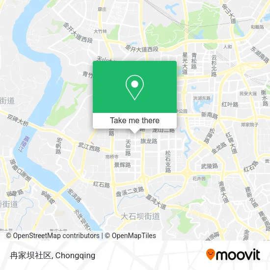 冉家坝社区 map