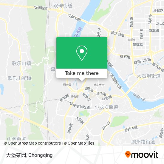 大堡茶园 map