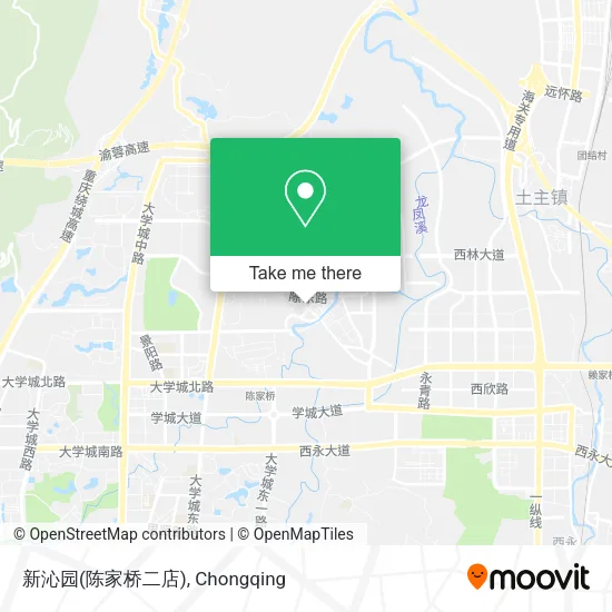 新沁园(陈家桥二店) map