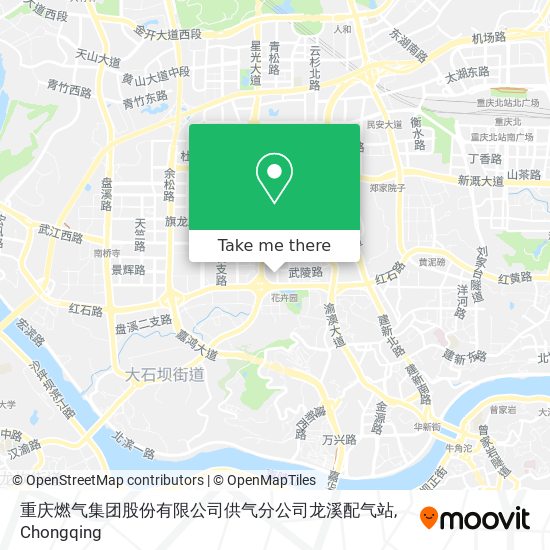 重庆燃气集团股份有限公司供气分公司龙溪配气站 map