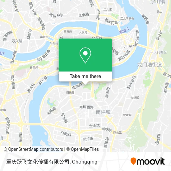 重庆跃飞文化传播有限公司 map